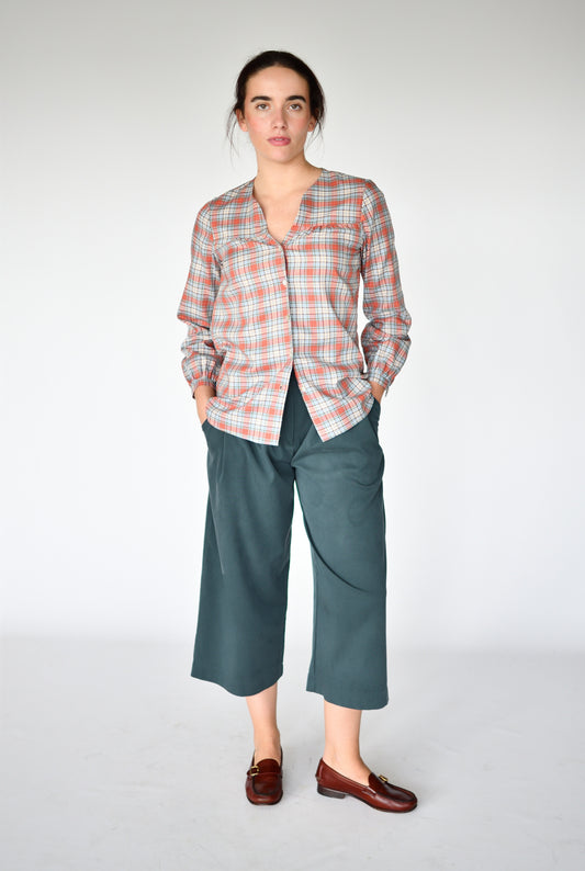 Pantalón Anne Musgo – vista frontal | Boj Woman