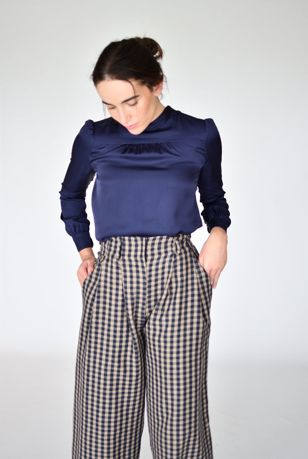 Calças Anne Vichy – detalhe da cintura | Boj Woman