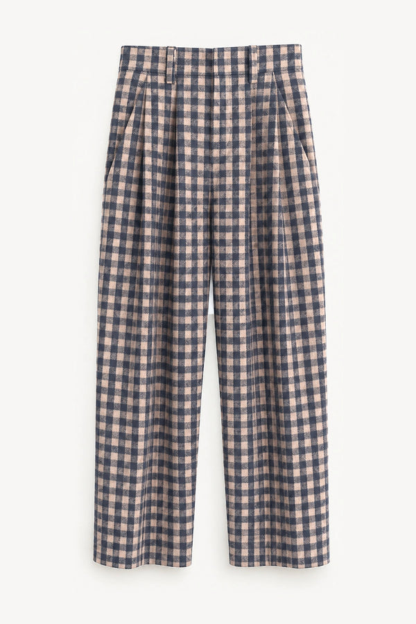 Pantalón Anne Vichy – prenda sola de frente | Boj Woman