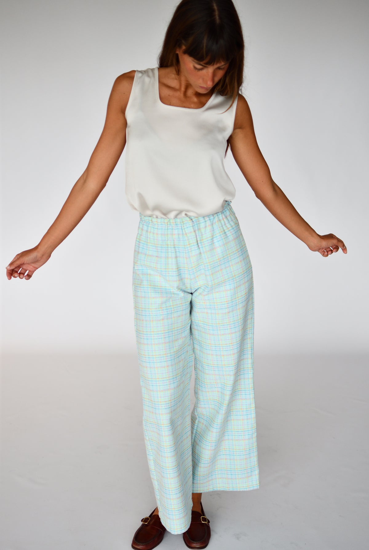 Calças Emma Tweed – vista frontal | Boj Woman