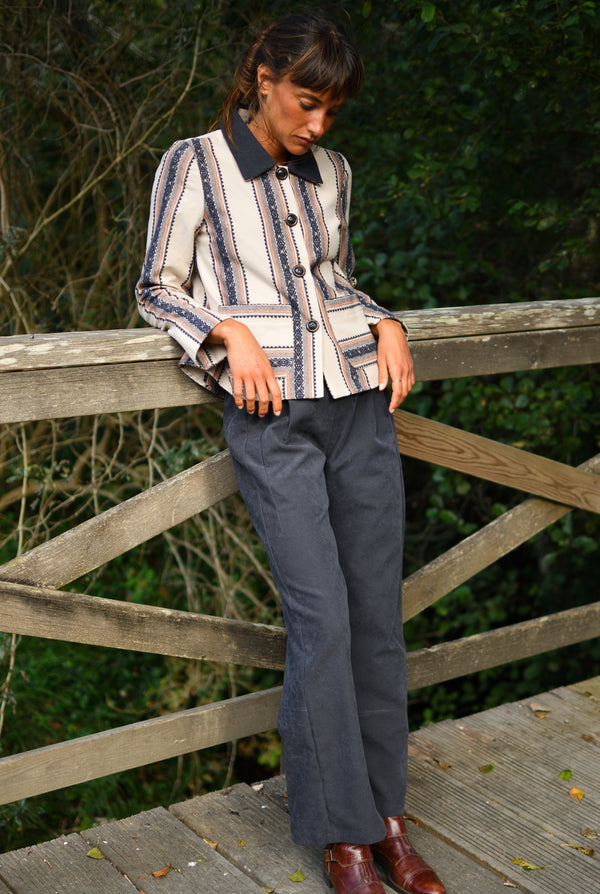 Pantalón Sienna Micropana gris