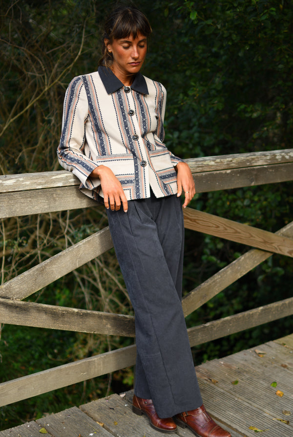 Pantalón Sienna Micropana gris