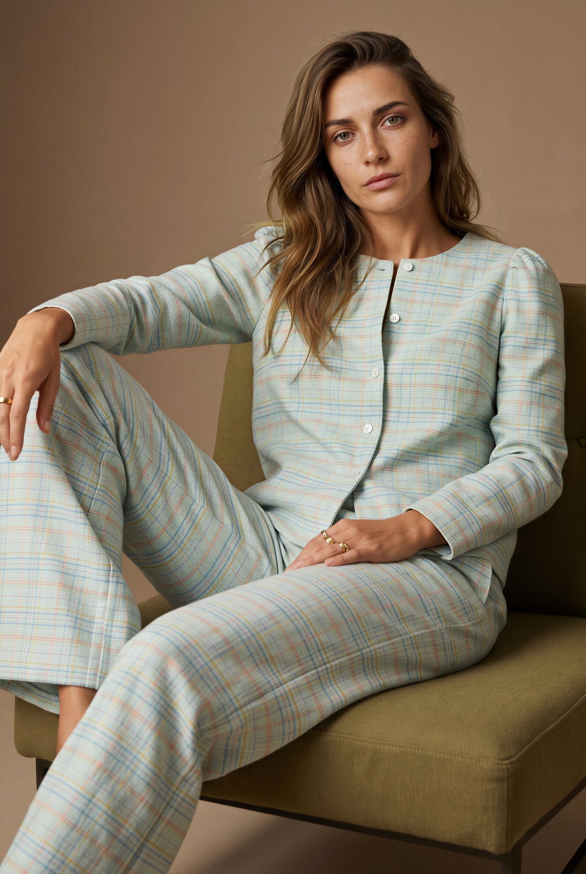 Sobrecamisa Martina Tweed BOJ Woman FW26 | nozoom