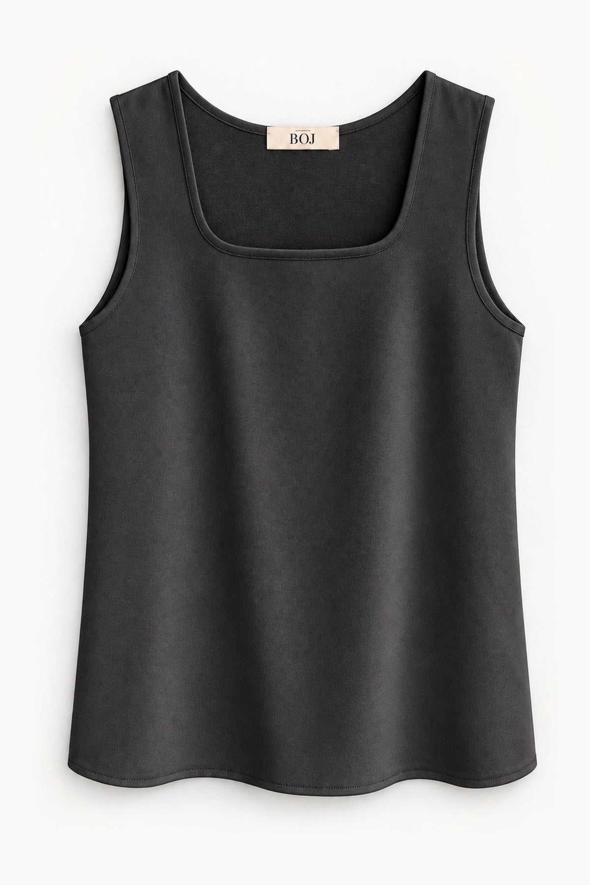 Top Cleo Negro – prenda sola de frente | Boj Woman