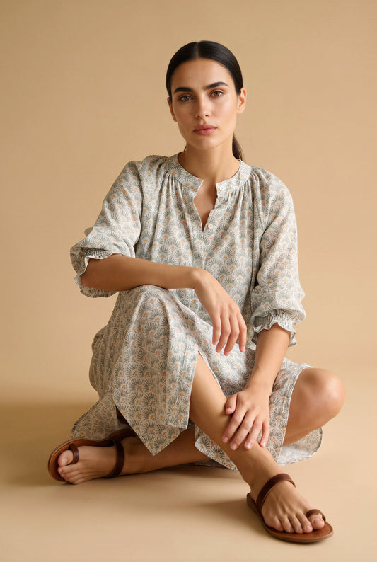 Vestido Alice Flor BOJ Woman SS26 | nozoom