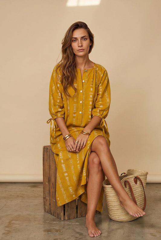 Vestido Anouk Mostaza