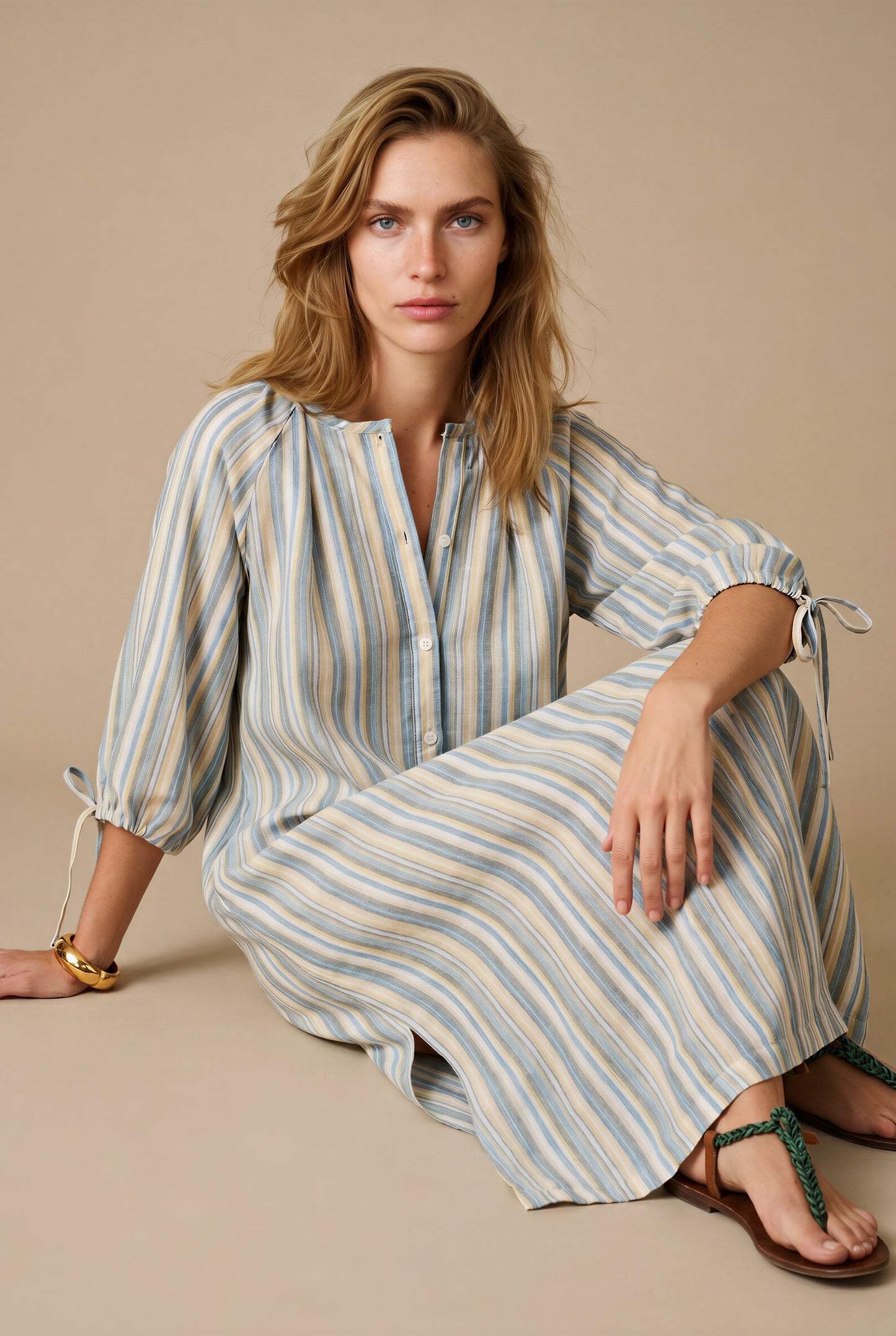 Vestido Anouk Ocean BOJ Woman SS26 | nozoom