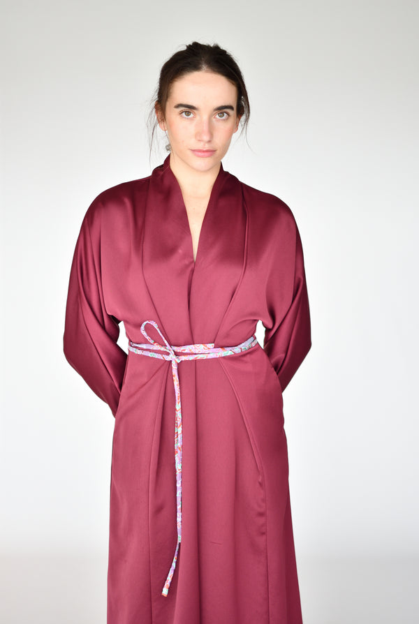 Vestido Mia Bordô – vista frontal | Boj Woman