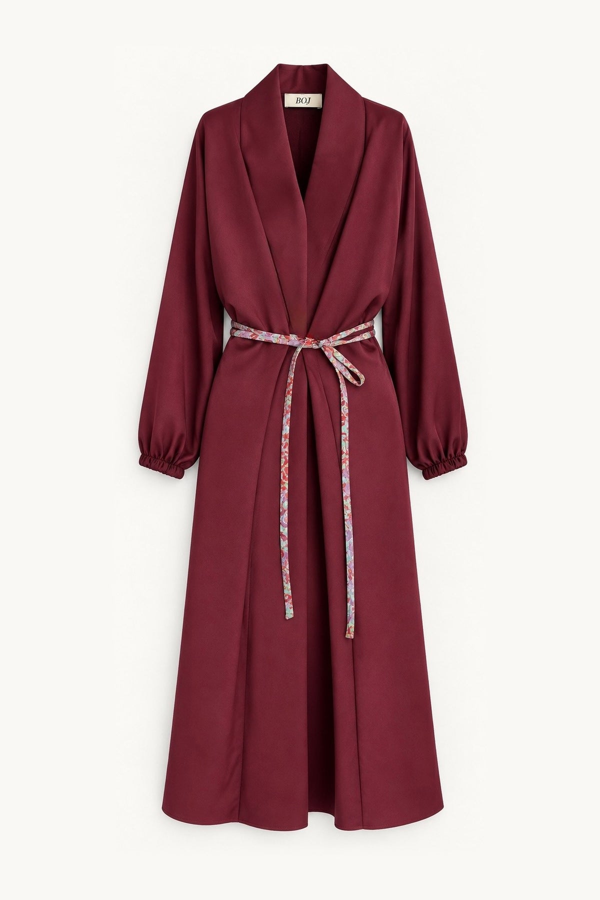 Vestido Mia Bordô – peça isolada de frente | Boj Woman