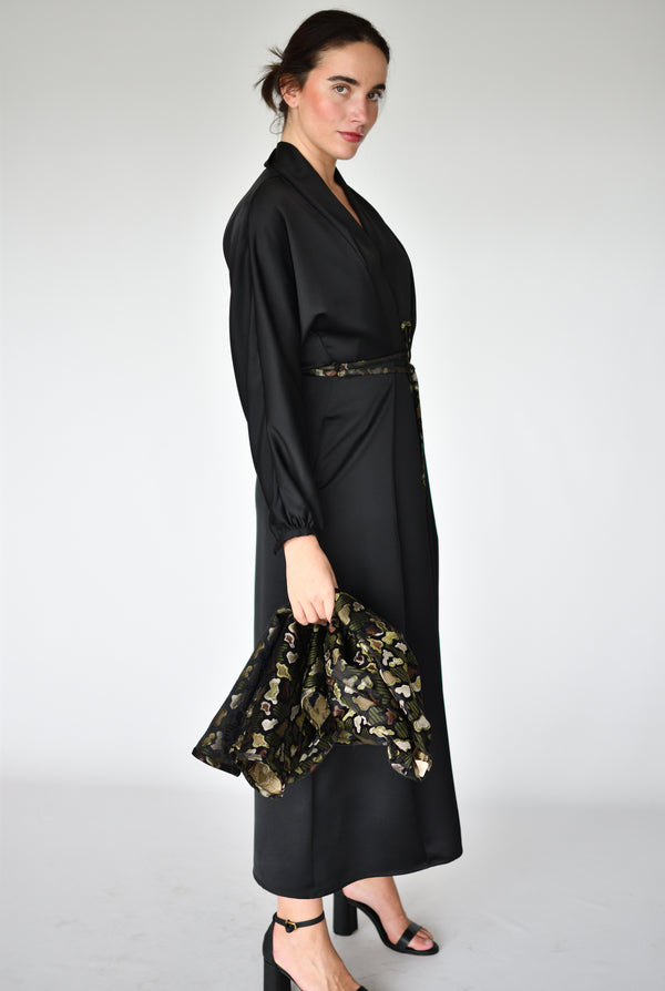 Vestido Mia Preto – vista lateral | Boj Woman