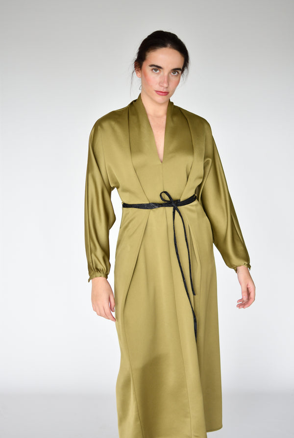 Vestido Mia Verde – vista frontal | Boj Woman