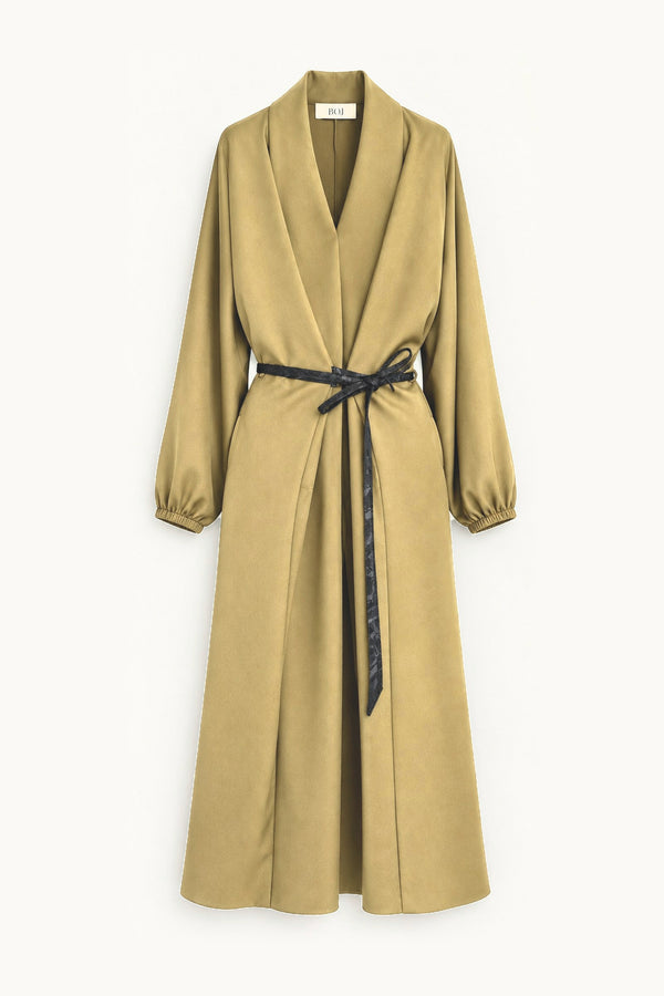 Vestido Mia Verde – prenda sola de frente | Boj Woman