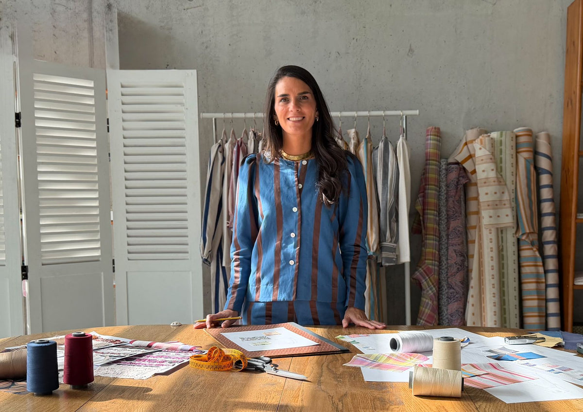 Beatriz Terol en el atelier de BOJ en Vigo