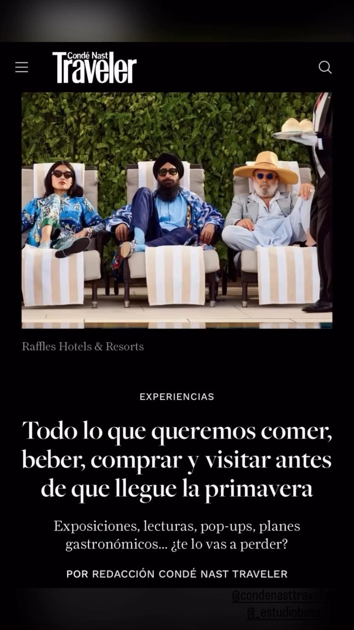 BOJ en Condé Nast Traveler