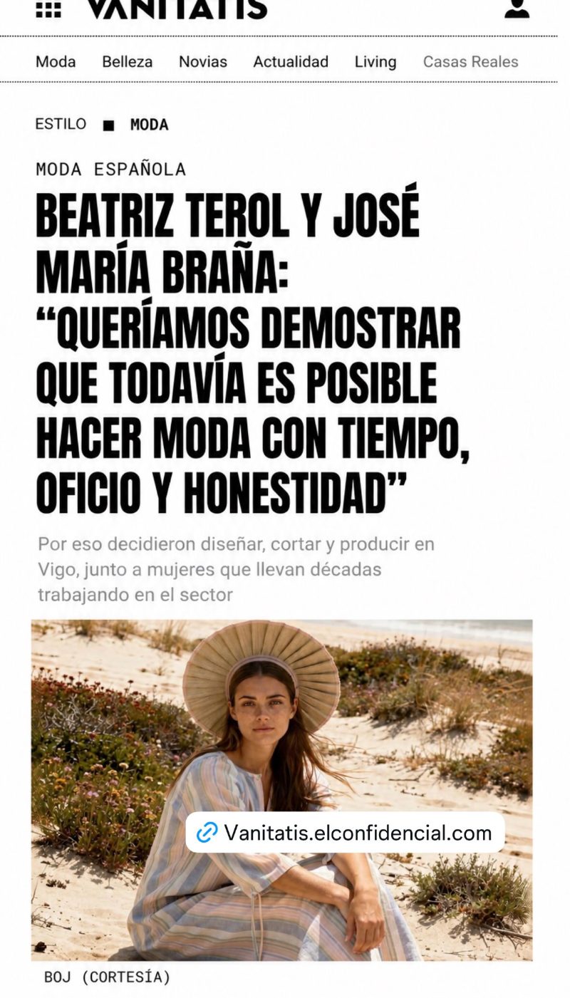 Entrevista a Beatriz Terol y José María Braña en Vanitatis