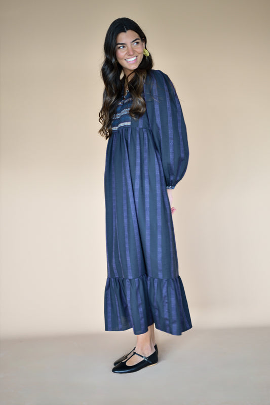 Vestido Alessandra étnico