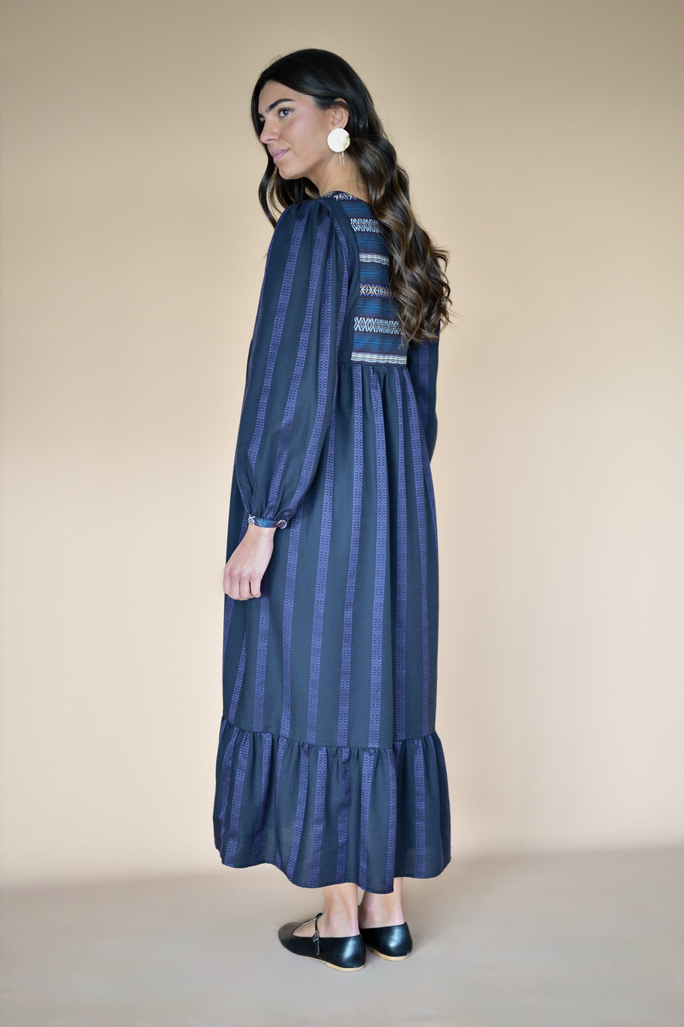 Vestido Alessandra étnico