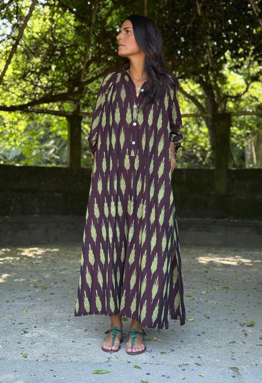 Ikat Phol Dress