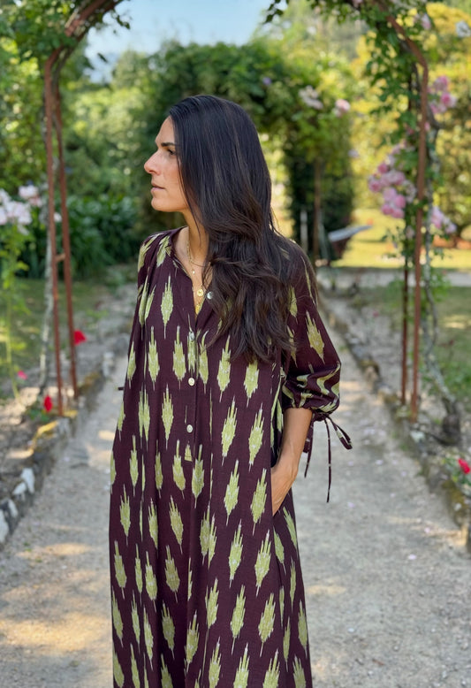 Ikat Phol Dress