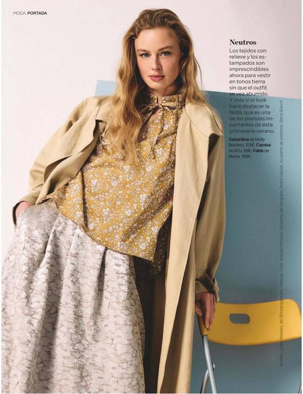 Camisa de BOJ en la revista Clara